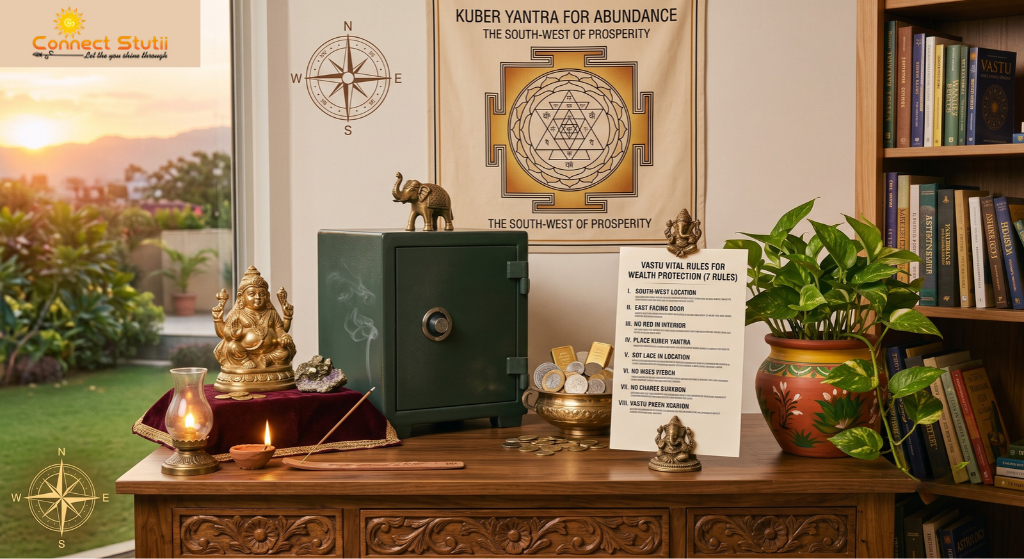 vastu for cash box and locker